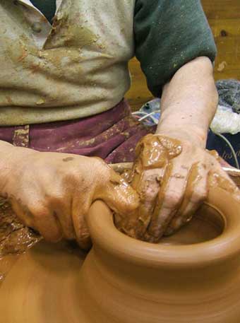tournage de poteries