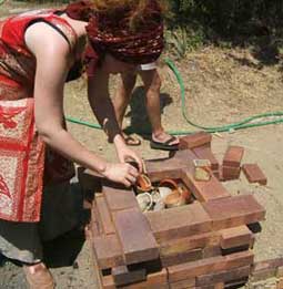 enfournement des poteries sigill&eacute;es